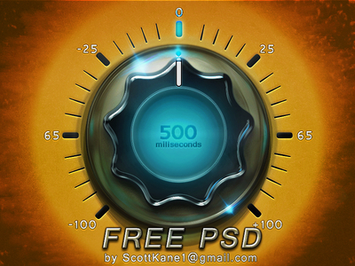 Vintage Knob Free PSD