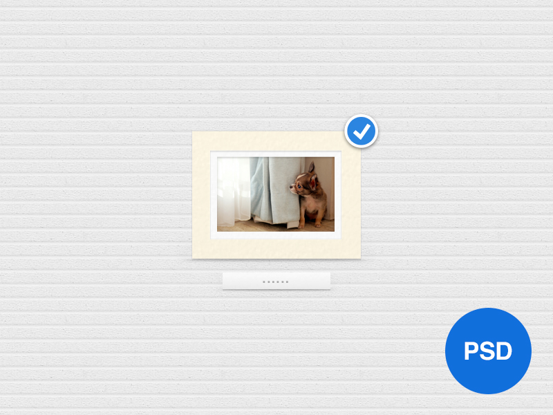 Freebie PSD: Photo Frame Thumbnail