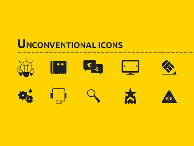 Unconventional Icons [freebies]