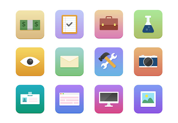 surfing icons psd-图标-PSD