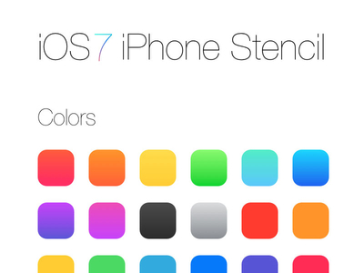 iOS7 Omnigraffle Stencil (Free)