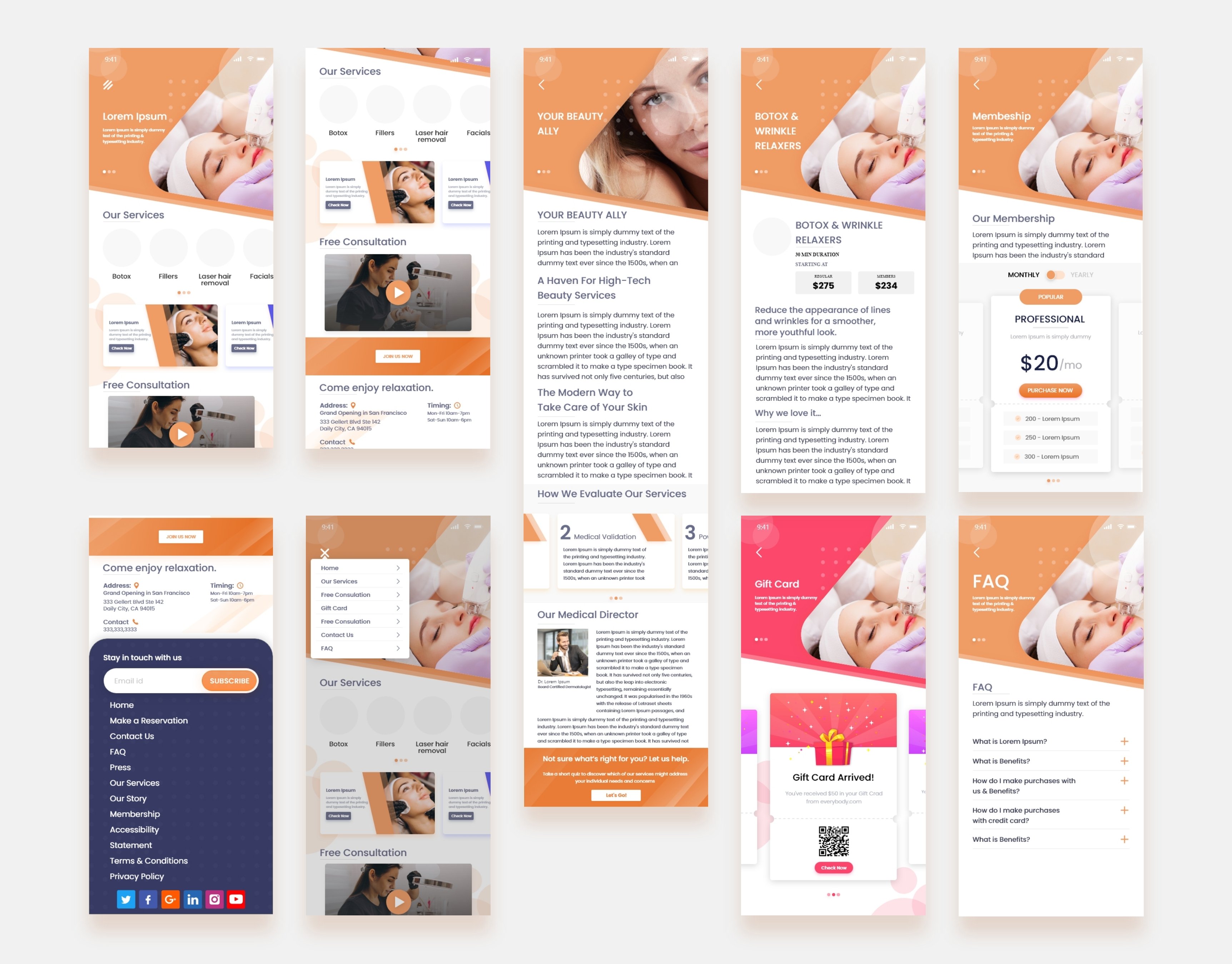 Spa Responsive Design