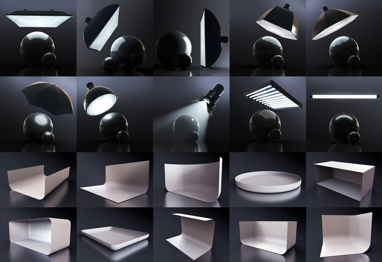 用於 C4D 的 Redshift Light Suite 燈光預設插图2