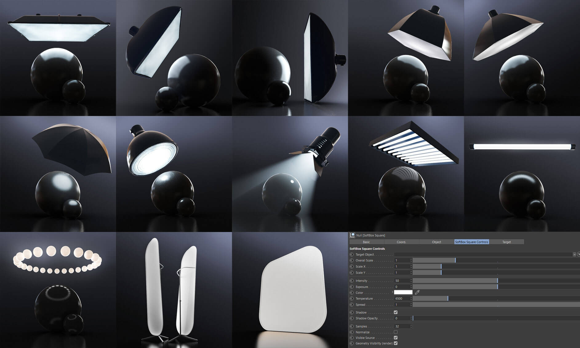 用於 C4D 的 Redshift Light Suite 燈光預設插图5