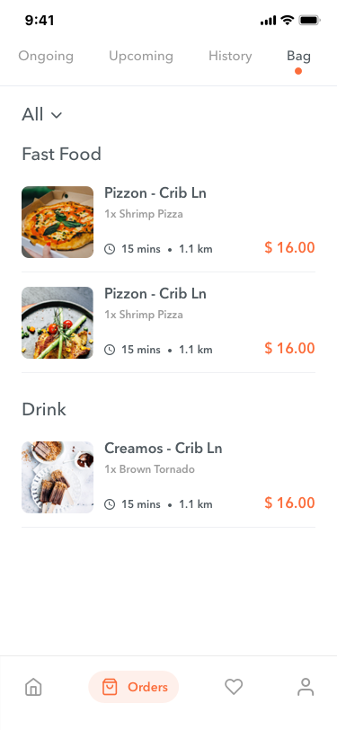 Foodude - Food Delivery App UI KIT