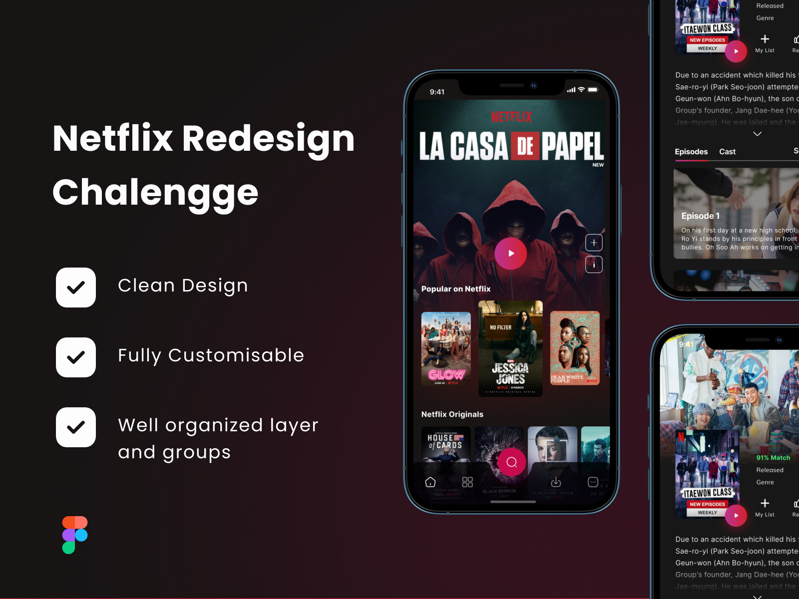 Netflix App Redesign